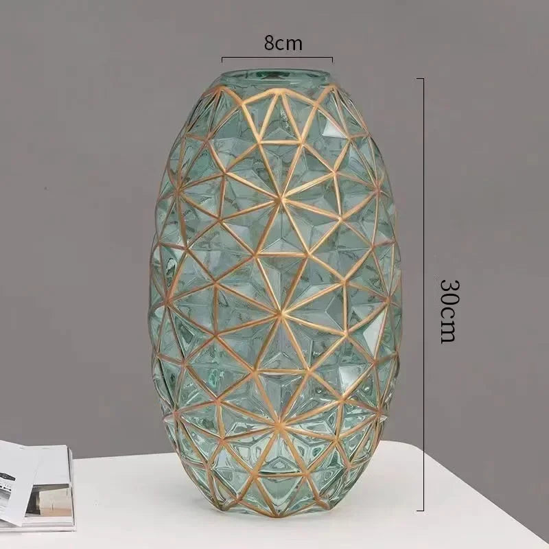 Vase en cristal moderne